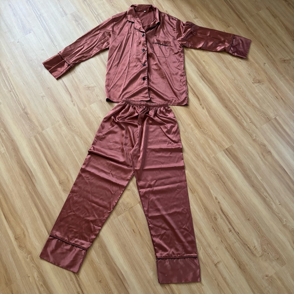 Shein silk pajama set